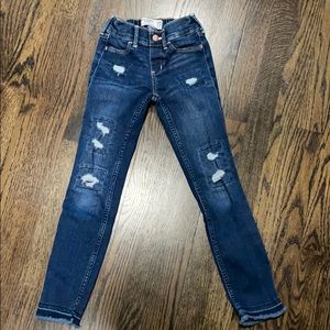 Abercrombie kids pull-on jean leggings sz 7/8